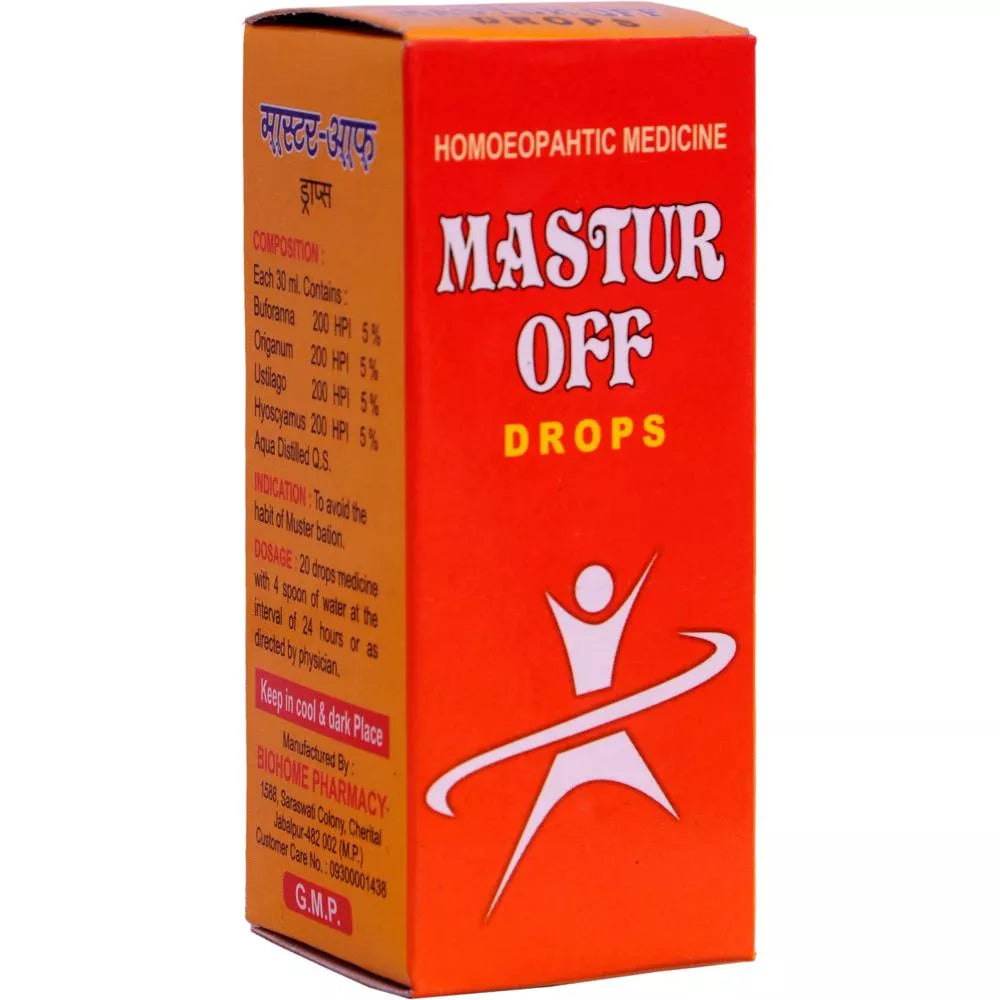 Biohome Mastur Off Drops - Distacart