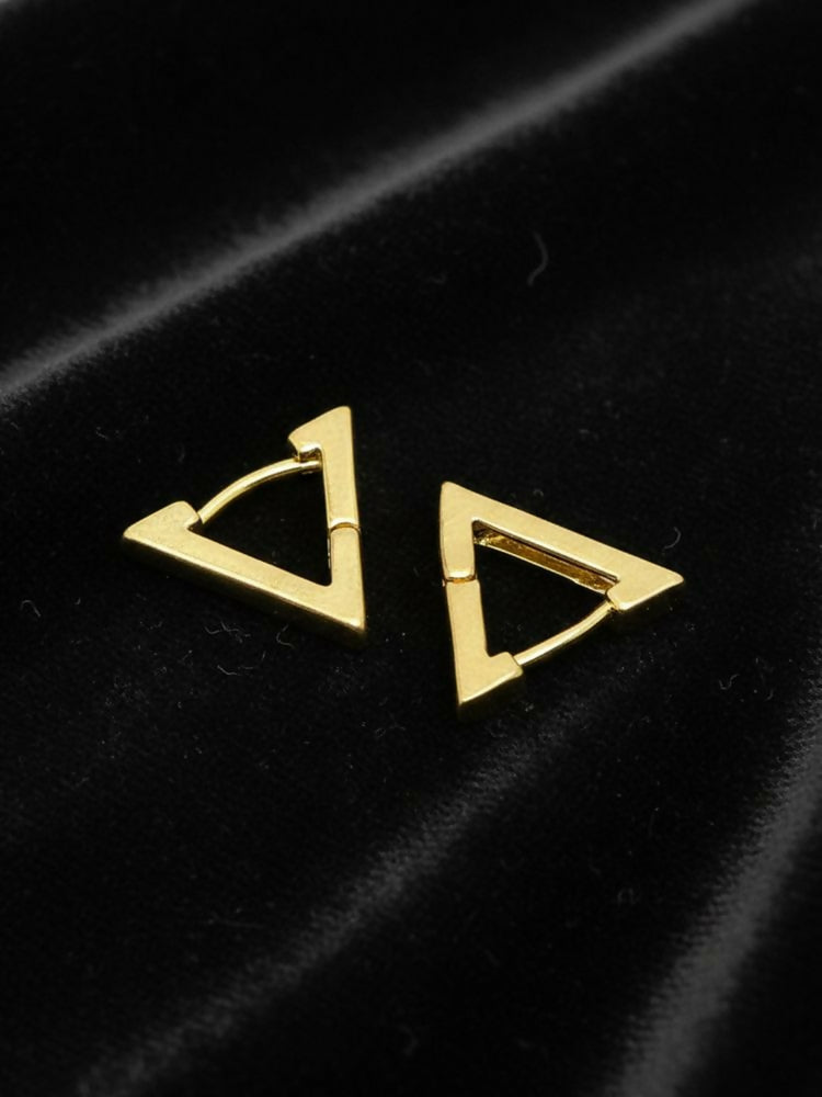 NVR Men's Multicolour Geomatric Shaped Stud Earrings - Distacart