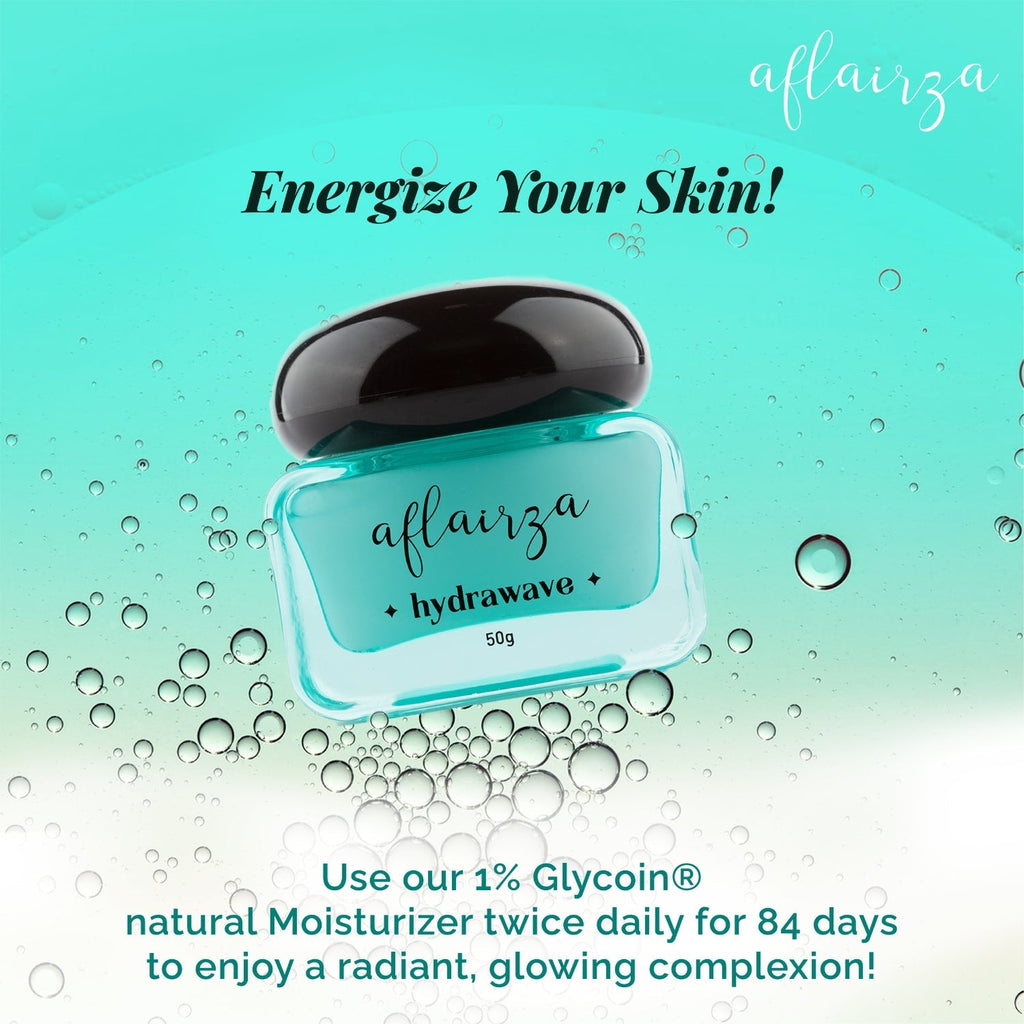 Aflairza Hydrawave Water-Based Face Moisturizer for Deep Hydration For All Skin Types
