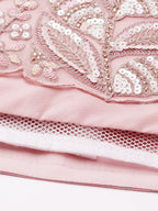 House of Panchhi Pink Net Multi Sequins with heavy Zarkan embroidery Lehenga choli & Dupatta