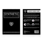 PAC Studio Synthetic Series -Complete Professional Brush Set, Feather Soft Synthetic Bristles, Sturdy Pouch