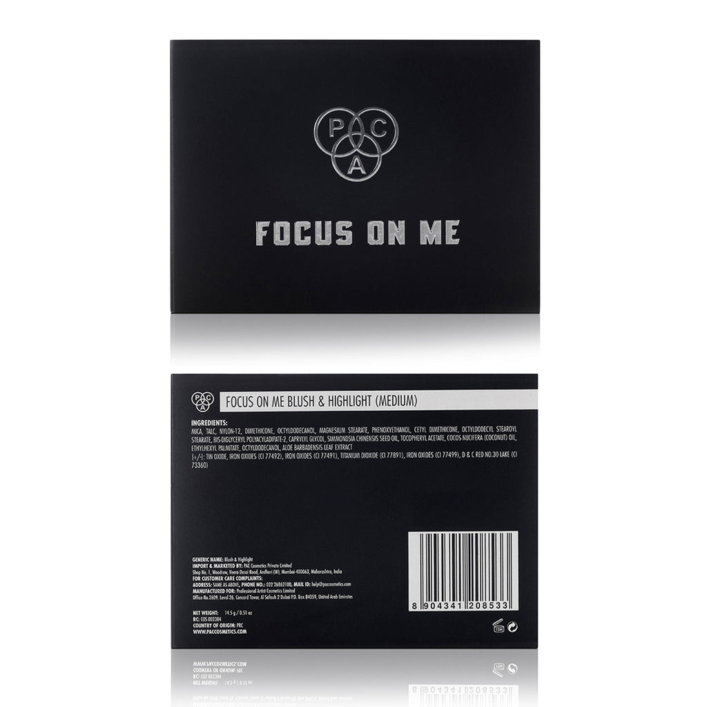 PAC Studio Focus On Me Blush & Highlighter - Medium