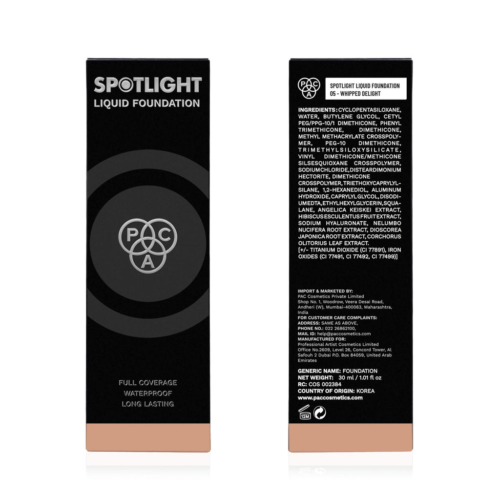 PAC Studio Spotlight Liquid Foundation - 05 Whipped Delight