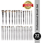 PAC Studio Pro-Xclusive Series - Ultra Luxe Ergonomic Handles, Feather Soft Bristles, Designed For Pro MUAs