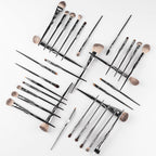 PAC Studio Pro-Xclusive Series - Ultra Luxe Ergonomic Handles, Feather Soft Bristles, Designed For Pro MUAs