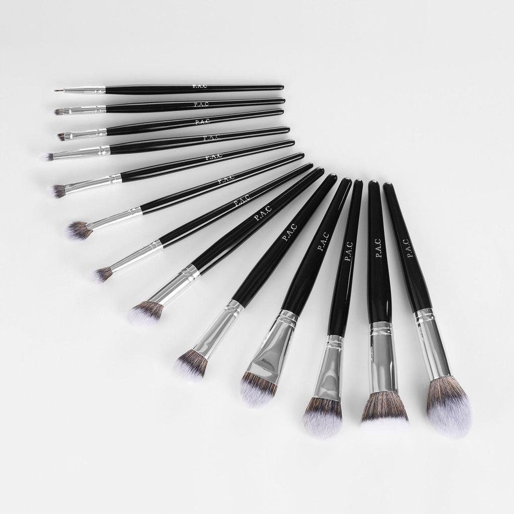PAC Studio Synthetic Series - Cruelty Free Soft Synthetic Fibres, Brush Organizer, Seamless Application