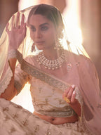 Myra Peach Embroidered Designer Lehenga Choli