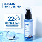 Plum Coconut & Squalane Nutri-Shine Hair Serum For Smooth- Shiny Hair