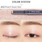 Etude House Bling Bling Eyeshadow Stick - 15 Peach Swan Star (21)