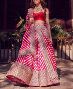 Lehenga Mart Glamorous Designer Lehenga Choli for Bridal and Bridesmaids Wedding Wear Choli