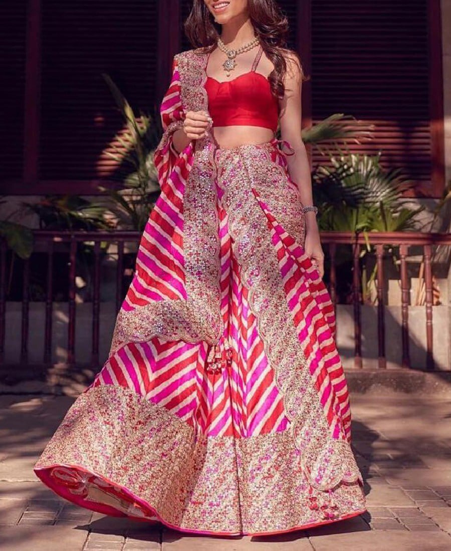 Lehenga Mart Glamorous Designer Lehenga Choli for Bridal and Bridesmaids Wedding Wear Choli