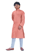 DEIANA'S Casual Designer Kurta Pyjama Set For Boys And kids (Peach)