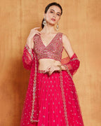 Lehenga Mart Glamorous Designer Lehenga Choli for Bridal and Bridesmaids Wedding Wear Choli