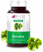 Bliss Welness Immunity & Wellness Spirulina Veg Tablet