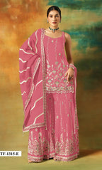 Anaita Magenta Heavy Fox Georgette Suit With Embroidery Work - Distacart