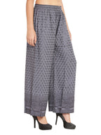 PAVONINE Grey Color Full Chikankari Rayon Fabric Sharara For Women - Distacart