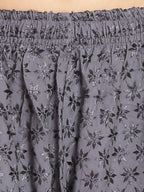 PAVONINE Grey Color Full Chikankari Rayon Fabric Sharara For Women - Distacart