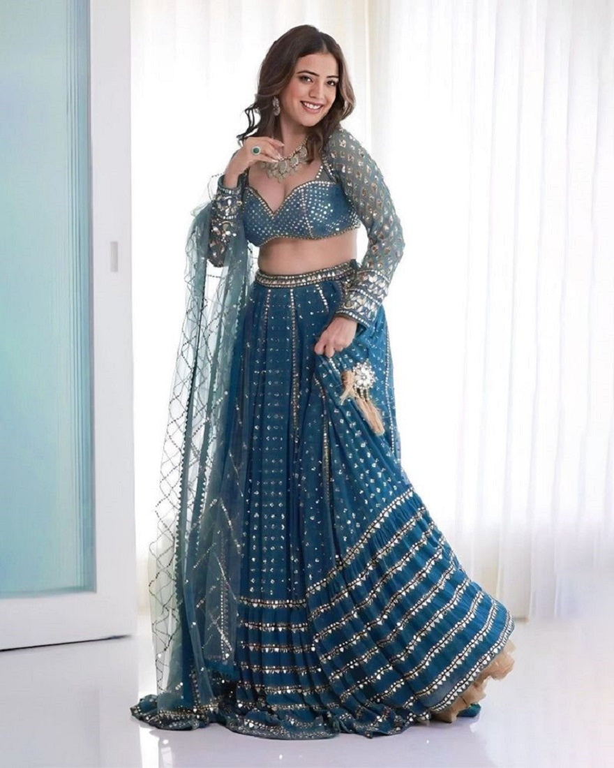 Lehenga Mart Designer Bollywood Style Wedding Wear Lehenga Choli