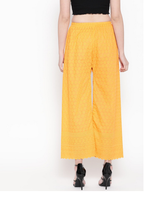 PAVONINE Yellow Color Full Chikankari Rayon Fabric Sharara For Women - Distacart