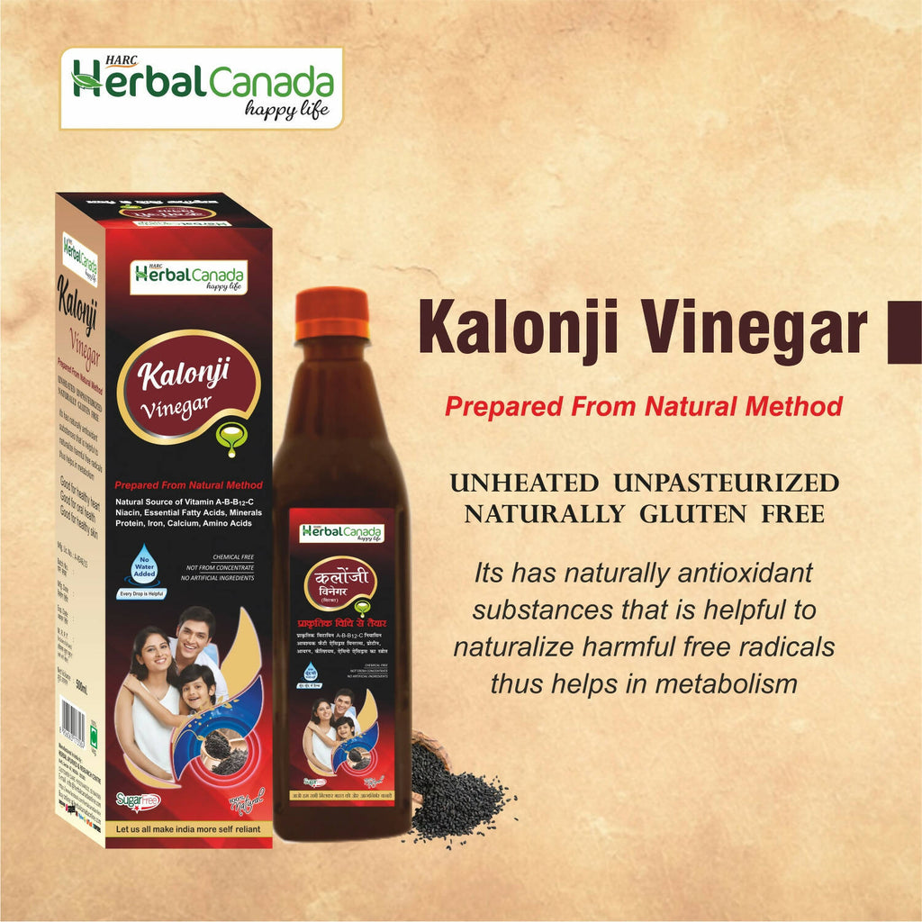 Herbal Canada Kalonji Vinegar - Distacart