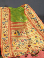 Parrot Green Colour Leheriya Design Regular Wear Saree By Gayathri Reddy Designer Studio