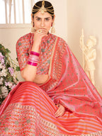 Myra Multicolour Digital Printed Designer Lehenga