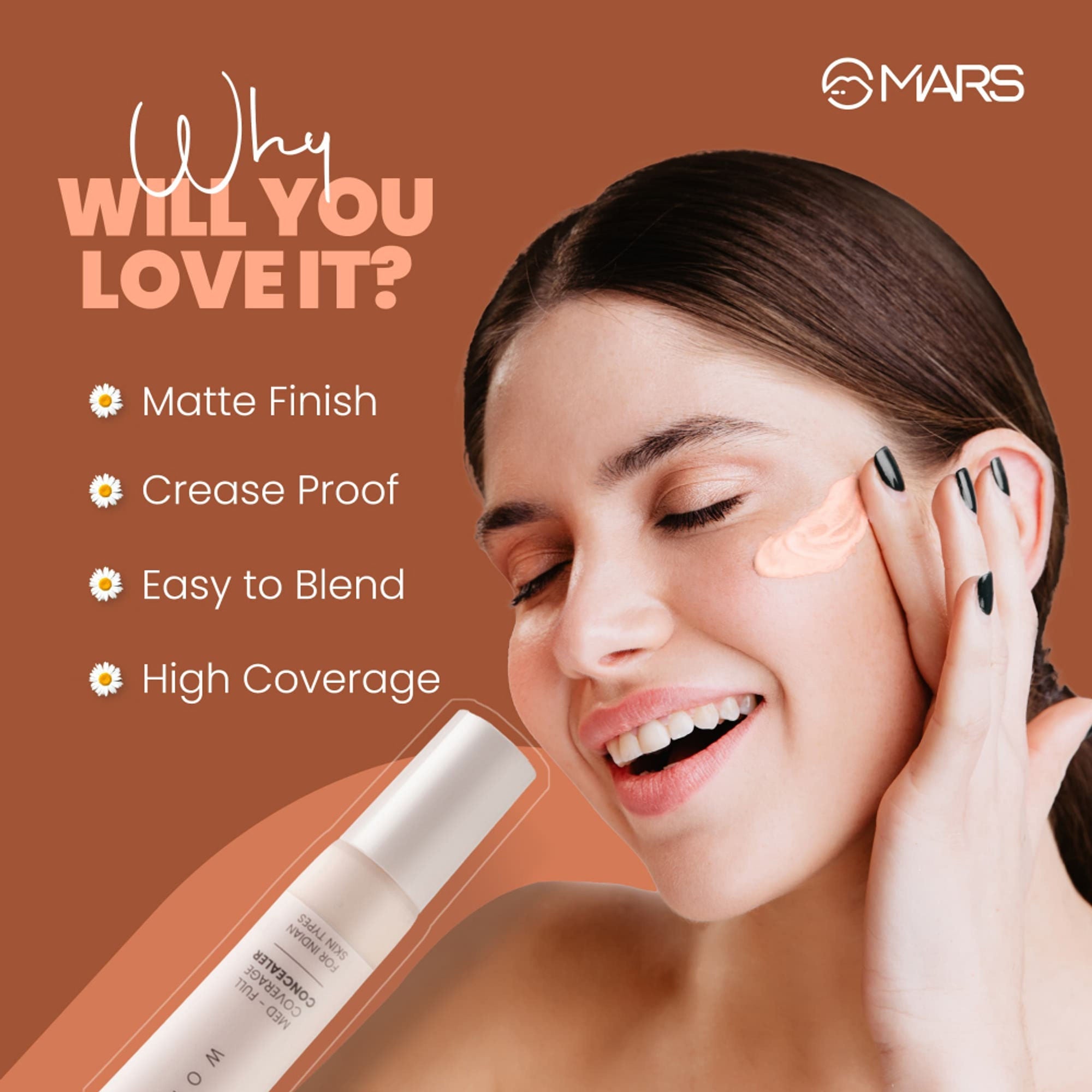MARS Cosmetics Wonder Cover Liquid Concealer - Shade 08 - Distacart
