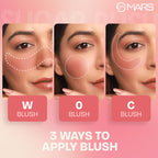 MARS Cosmetics Sugar Rush Liquid Blush - 02-Coral Sorbet - Distacart