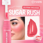MARS Cosmetics Sugar Rush Liquid Blush - 05-Pink Mousse - Distacart