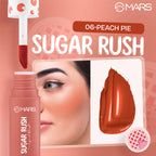 MARS Cosmetics Sugar Rush Liquid Blush - 06-Peach Pie - Distacart