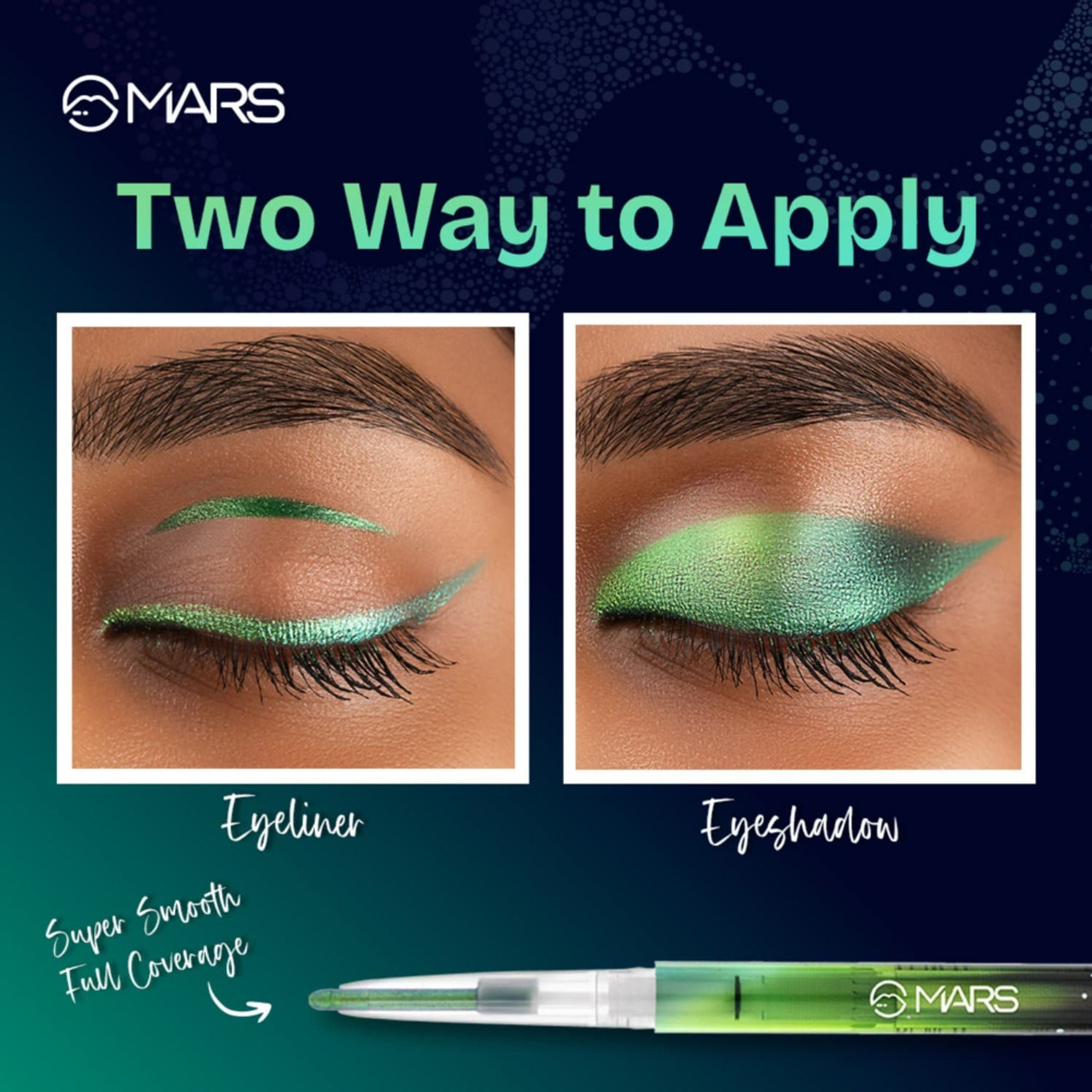 MARS Cosmetics Northern Lights In A Pencil Eyeliner - 04-Siberian Spectrum - Distacart