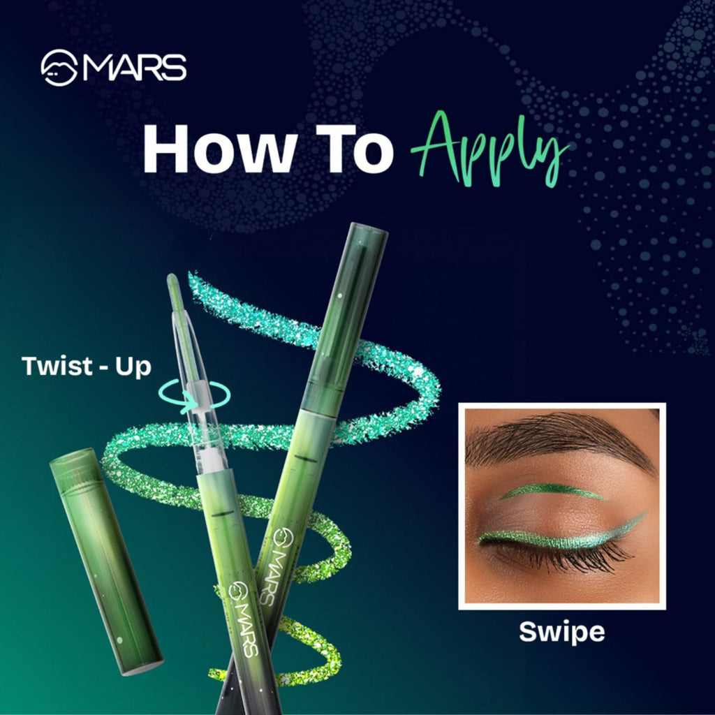 MARS Cosmetics Northern Lights In A Pencil Eyeliner - 04-Siberian Spectrum - Distacart