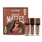 MARS Cosmetics Queen Of Mattes Reds & Maroons Liquid Lipsticks - Browns