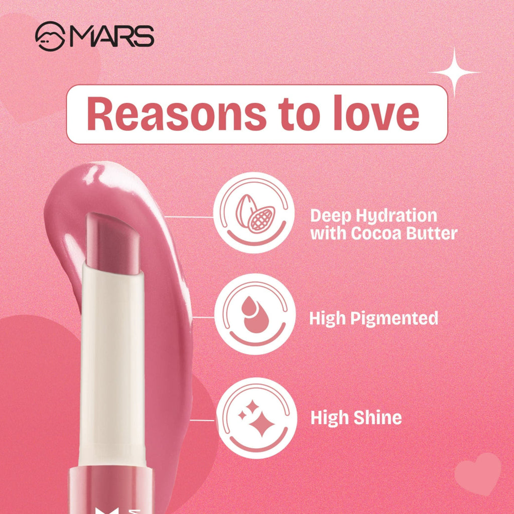 MARS Cosmetics Click Stix Gloss Lip Balm - 01-best Nude - Distacart