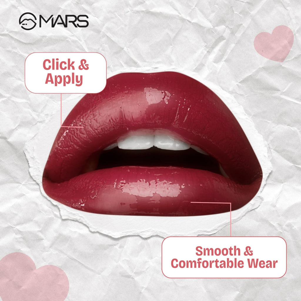 MARS Cosmetics Click Stix Gloss Lip Balm - 01-best Nude - Distacart