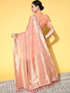 Saree Mall Ethnic Motifs With Woven Design Border Saree - Distacart