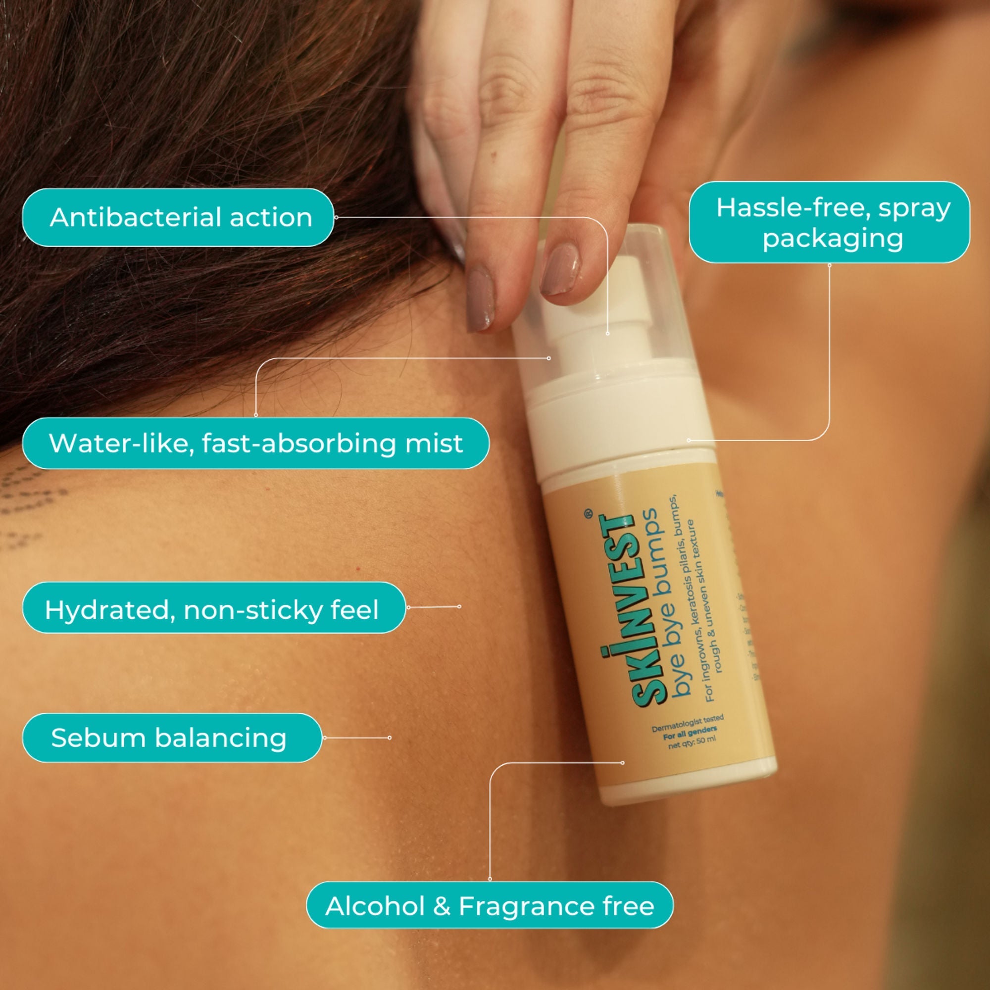 Skinvest Bye Bye Bumps - Exfoliating Body Mist