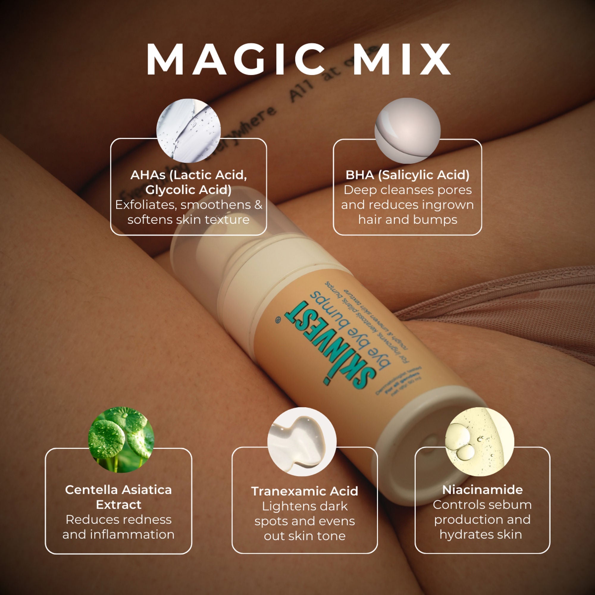 Skinvest Bye Bye Bumps - Exfoliating Body Mist