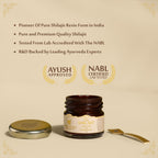 Upakarma Ayurveda Pure SJ Resin Form With Gold Dust - Distacart