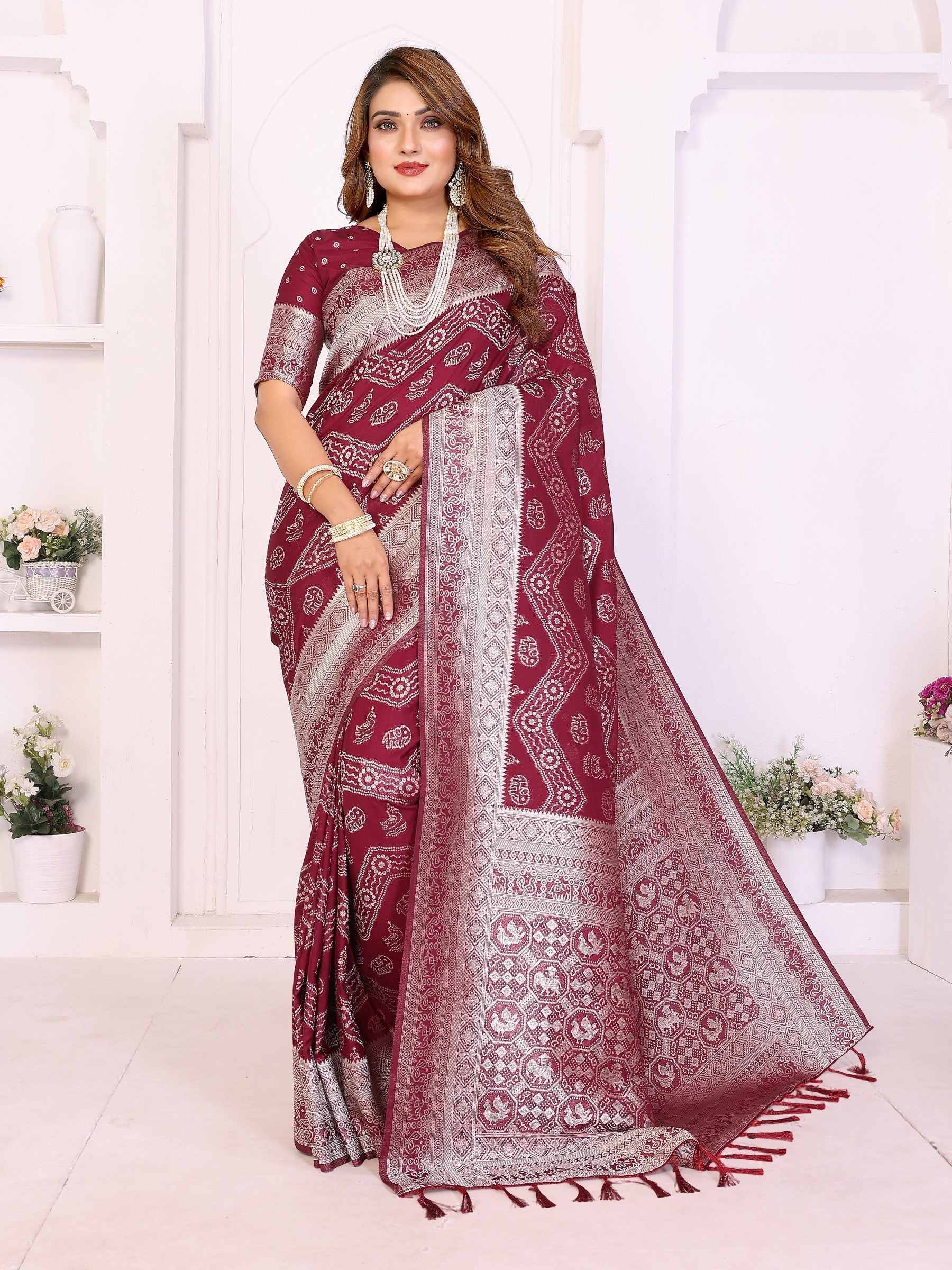 Anaita Premium Georgette Silk Saree - Distacart