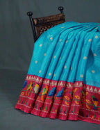Rama Green Colored with Buttes Semi Silk Kota Saree By Gayathri Reddy Designer Studio