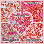 confect girls baby shower sprinkles mix silver gold blush pink sprinkles pack of 5 baby shower 16