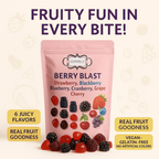 tropical vibes gummies pack of pineapple mango kiwi peach lemon cherry gummies 300 gm copy