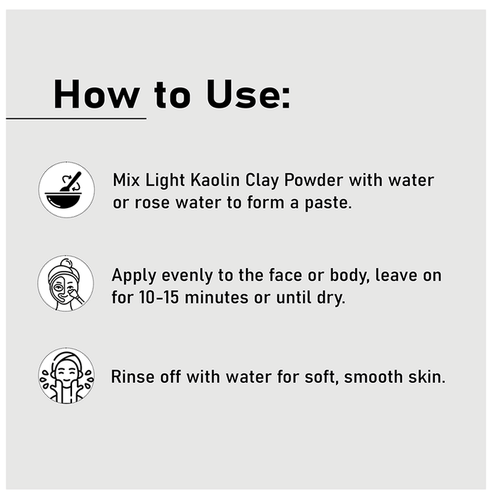 Minature Light Kaolin Clay Powder