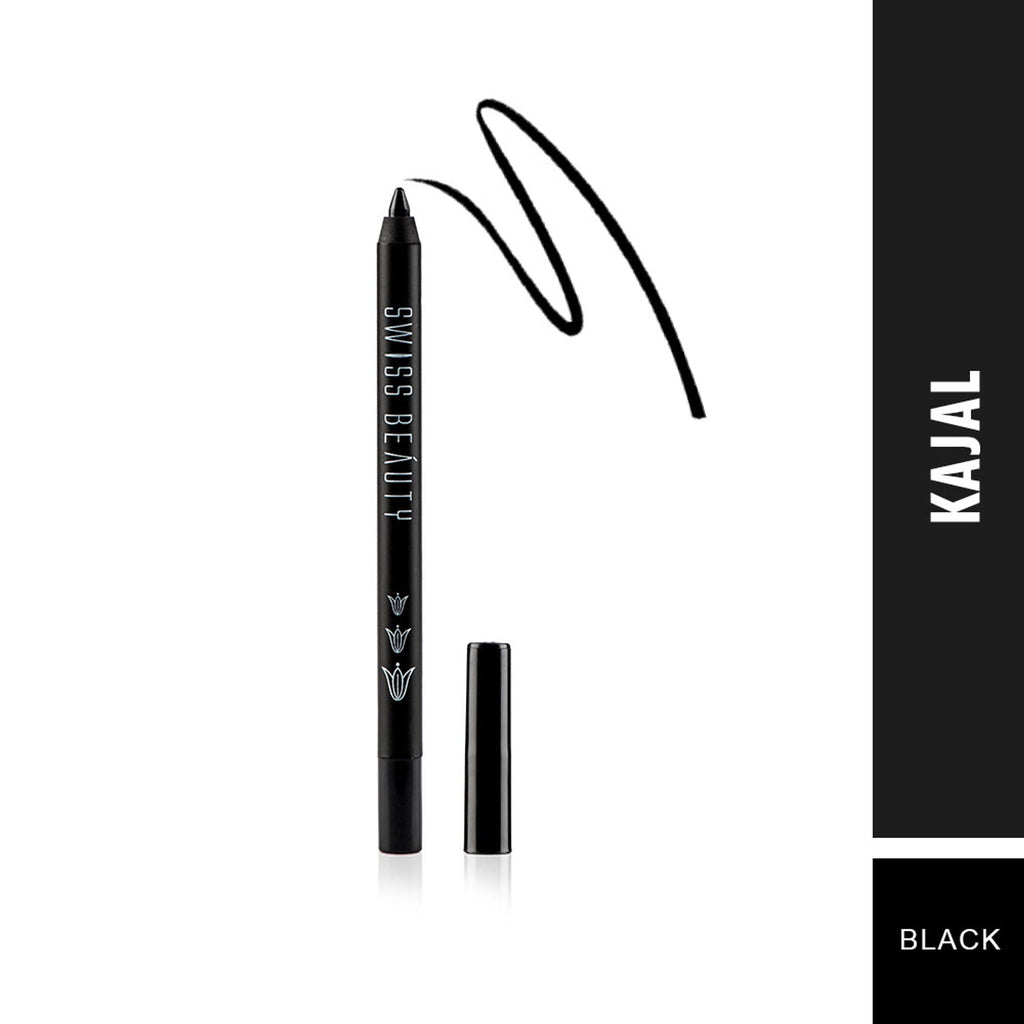 Swiss Beauty Soft Kohl Kajal - Black - Distacart