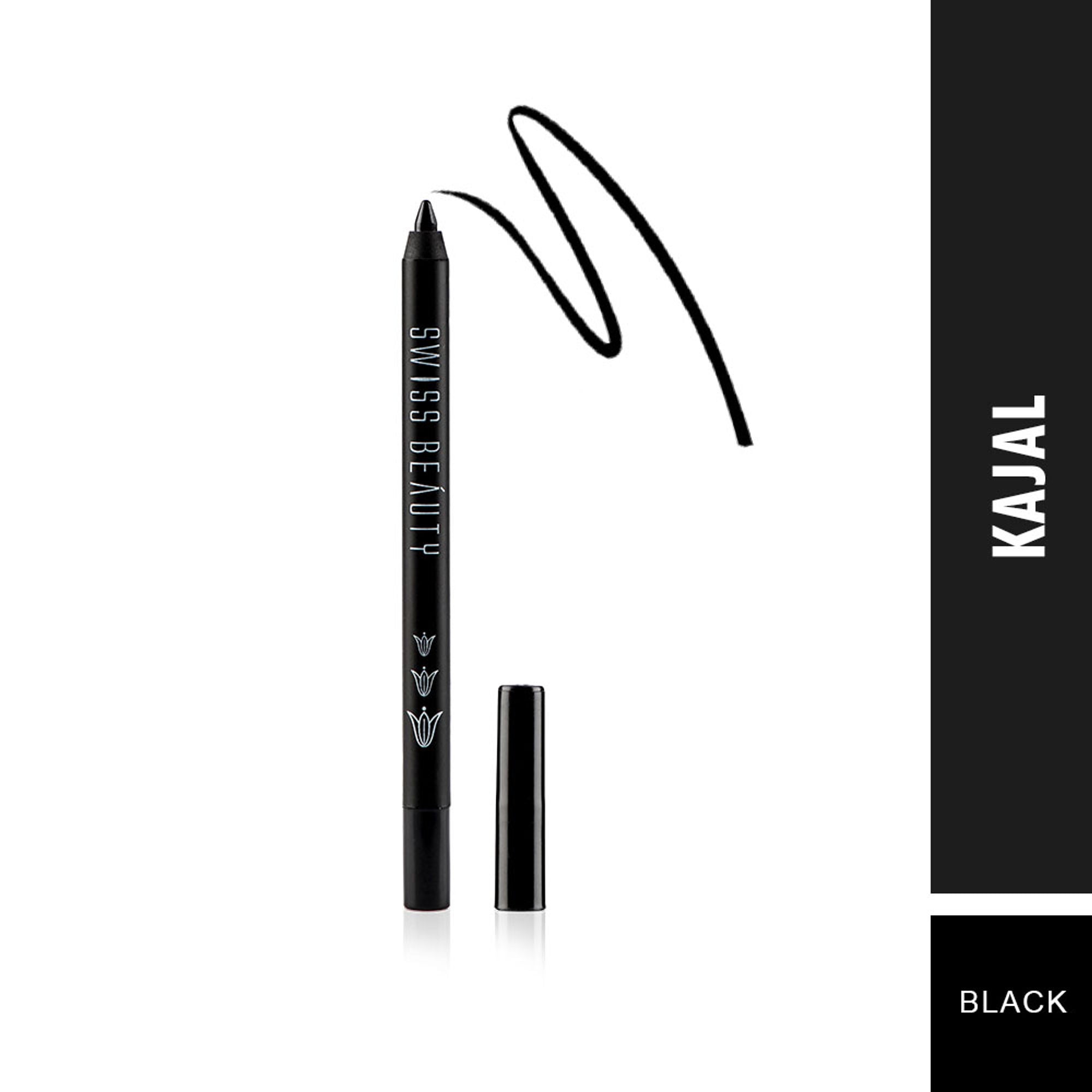 Swiss Beauty Soft Kohl Kajal - Black - Distacart