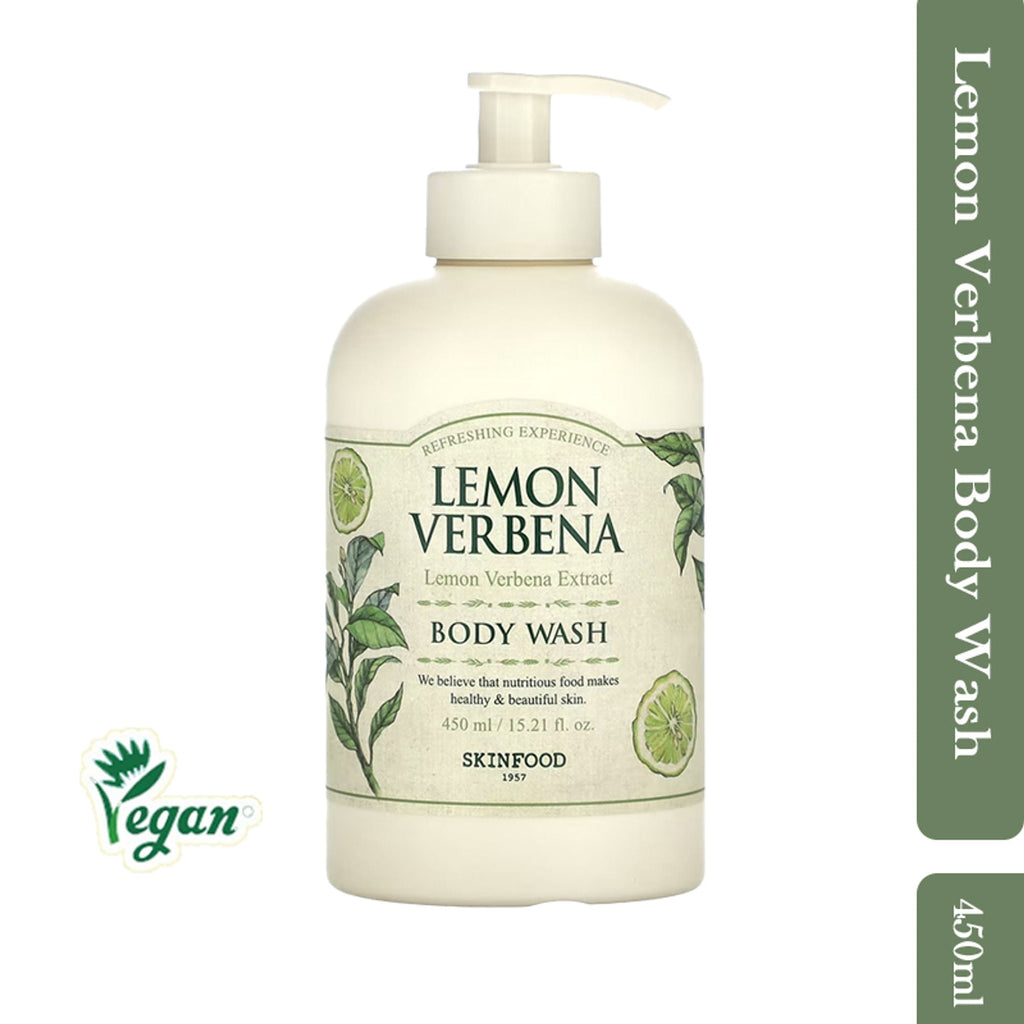 Skinfood Lemon Verbena Body Wash - Energizing, Hydrating, Skin Revitalizing