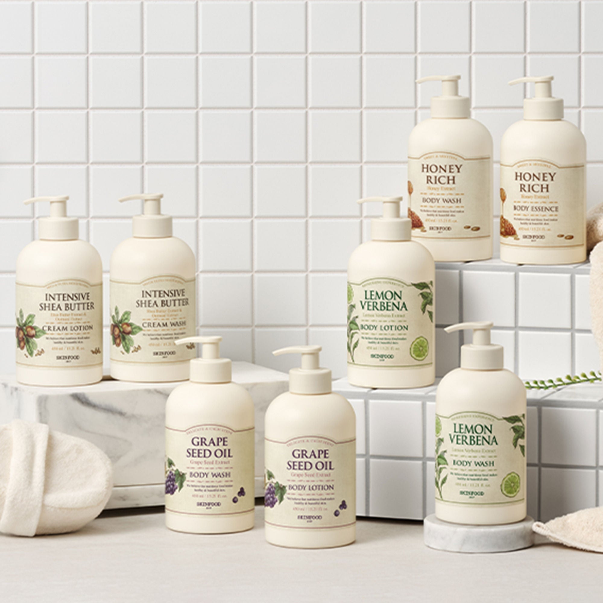 Skinfood Lemon Verbena Body Wash - Energizing, Hydrating, Skin Revitalizing