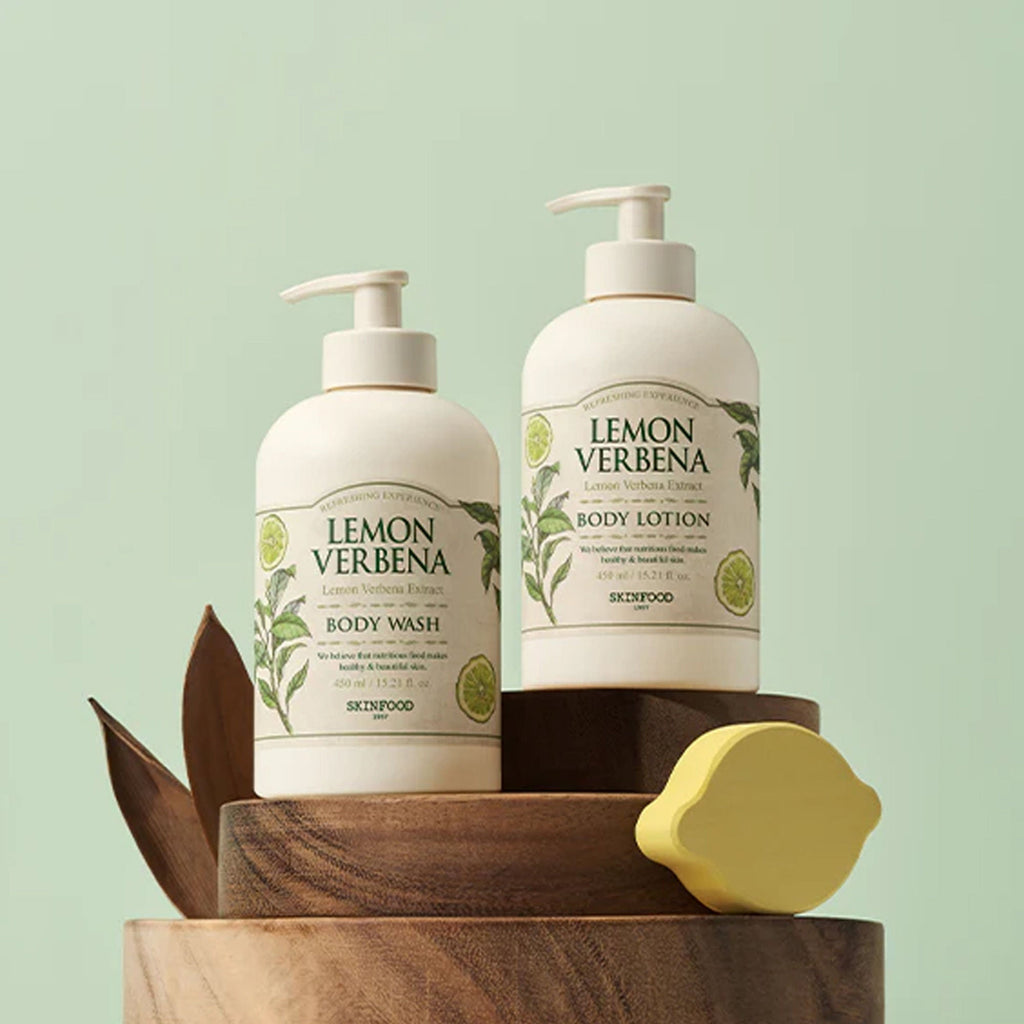 Skinfood Lemon Verbena Body Lotion - Soothing, Refreshing, Skin Softening
