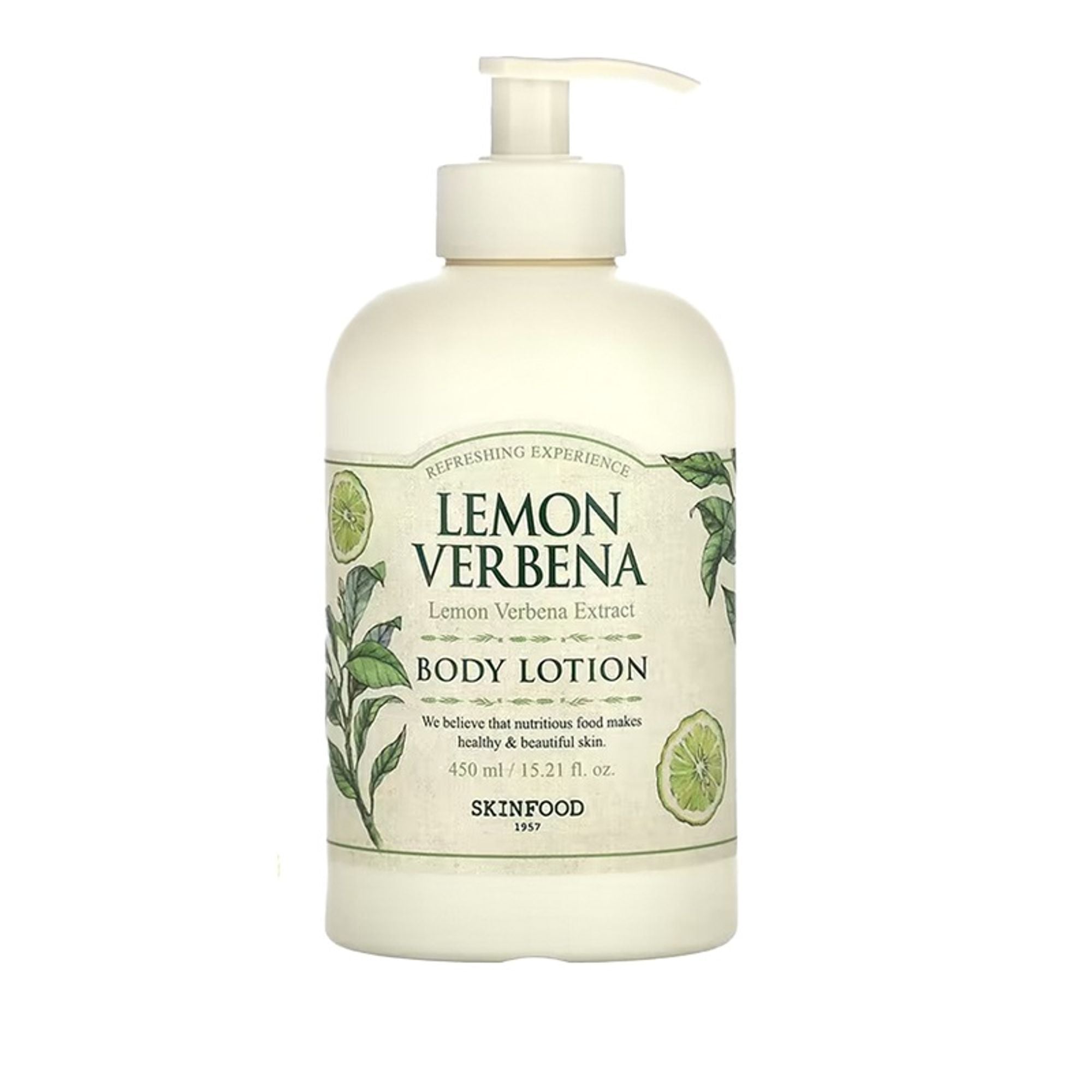 Skinfood Lemon Verbena Body Lotion - Soothing, Refreshing, Skin Softening